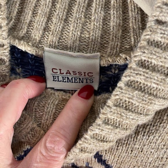 Classic Elements 90’s Y2k Cottage Core  Floral Tunic Sweater Dress Woman’… - Picture 5 of 8